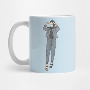 Gray Moon Collection Mug